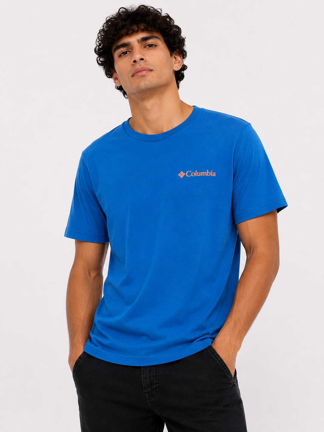 COLUMBIA T-SHIRT VIBRANT BLUE vibrant blue / M