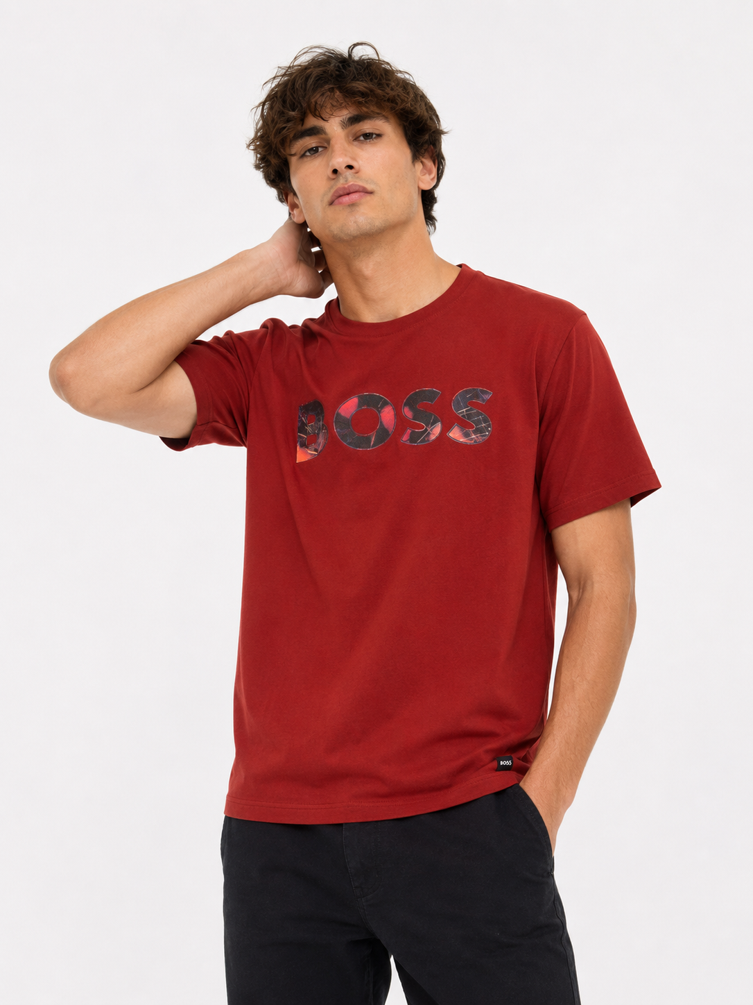 BOSS T-SHIRT BURNT ORNG 01 burnt orange / M