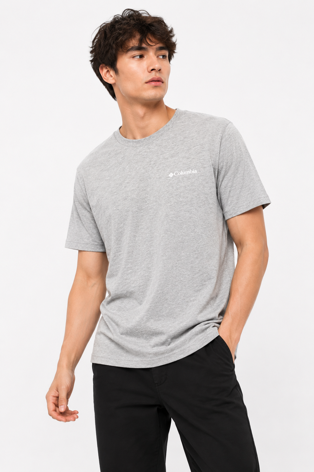 COLUMBIA T-SHIRT GREY&MULTI 01 grey&multi / S