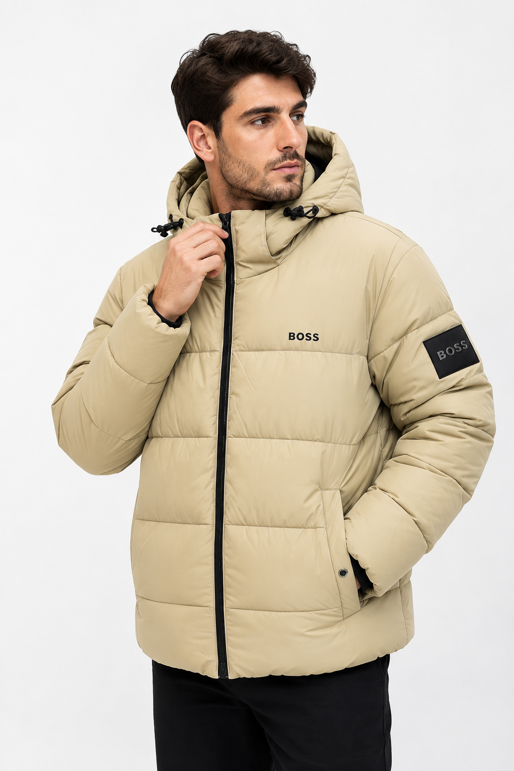 Boss Jacket Beige 001 Jacket M / Beige