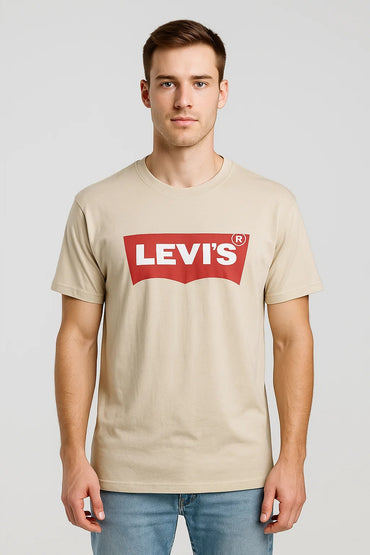 Levi's Men's Relaxed Short Sleeve T-Shirt Beige / S