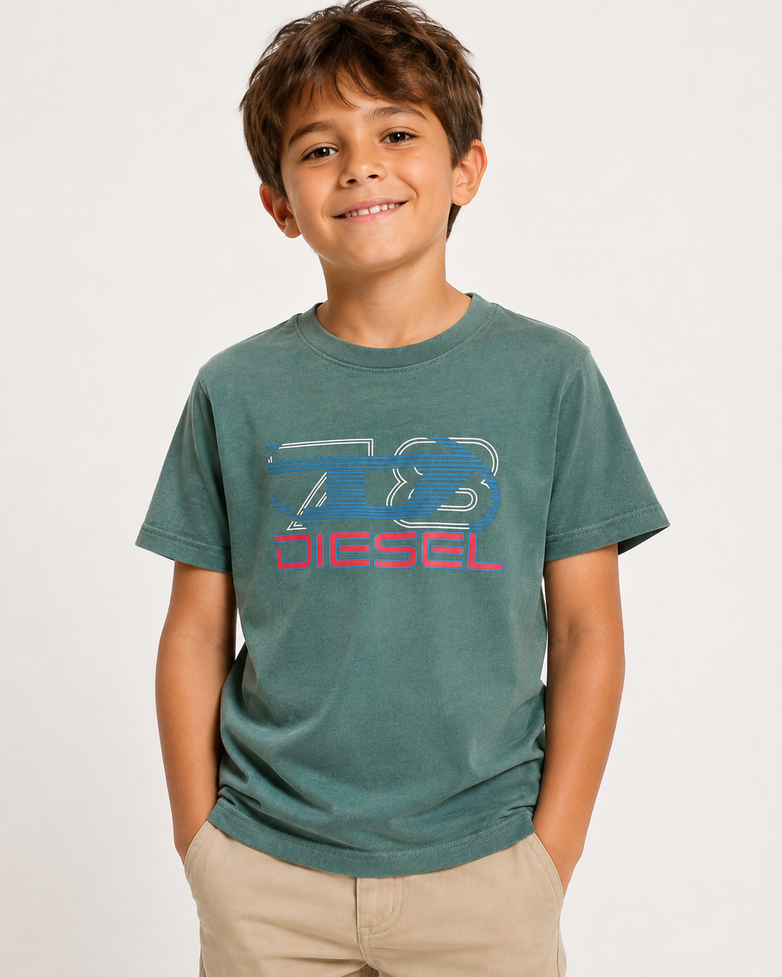 DIESEL T-SIRT T-SHIRT green / 10