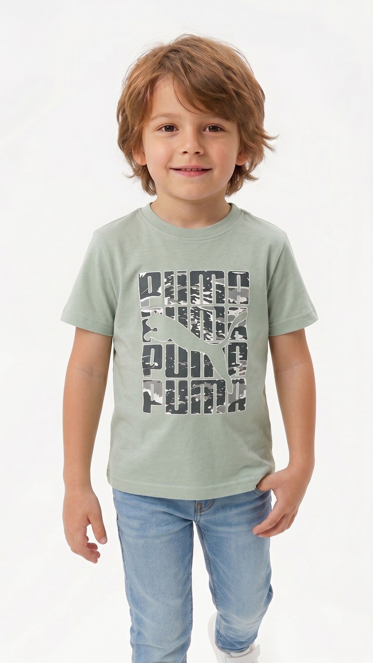 PUMA T-SHIRT light green / 6