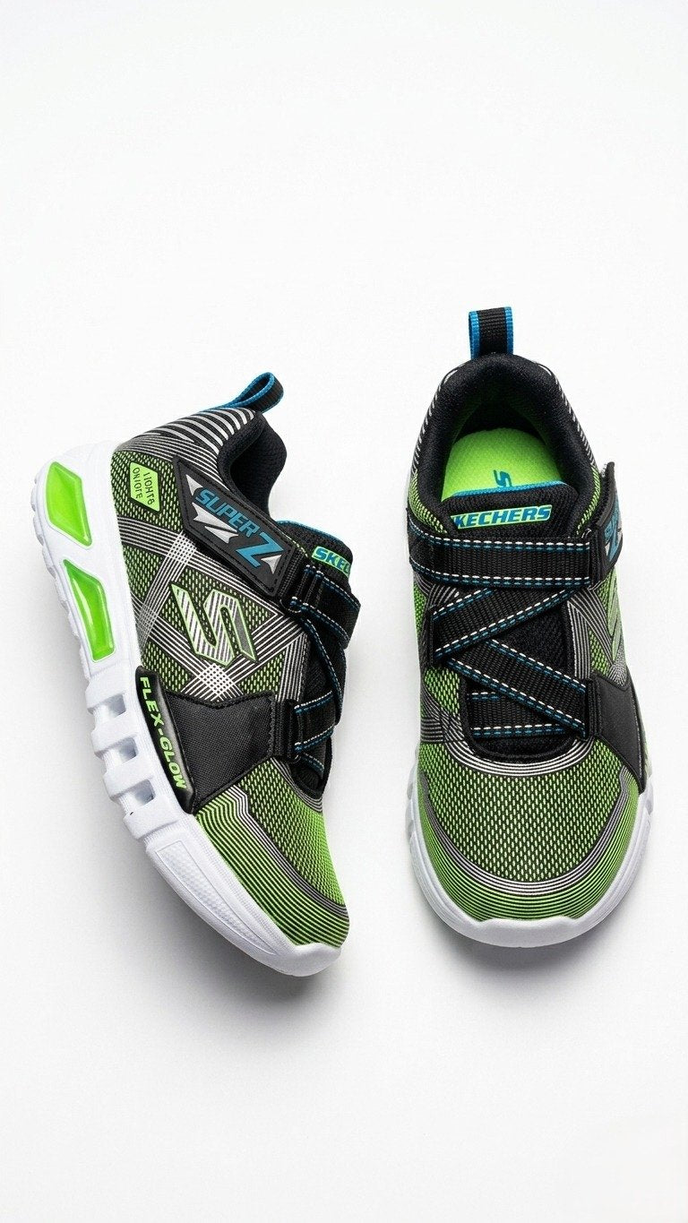 Skechers Black&Green 90543L Black&Green / 30