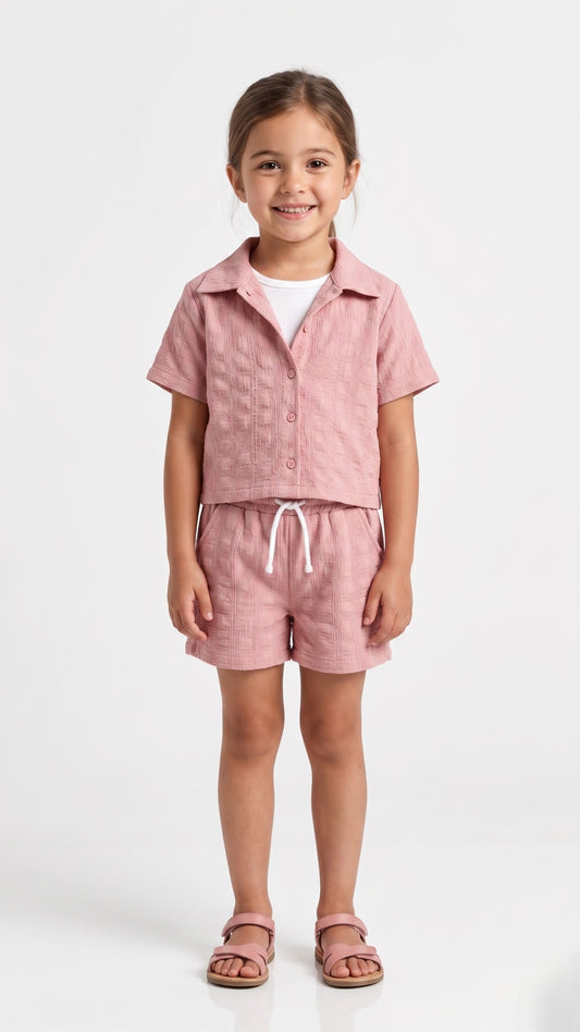 Kiddie Set *3 Pink&White Girl Pink&White / 3*4
