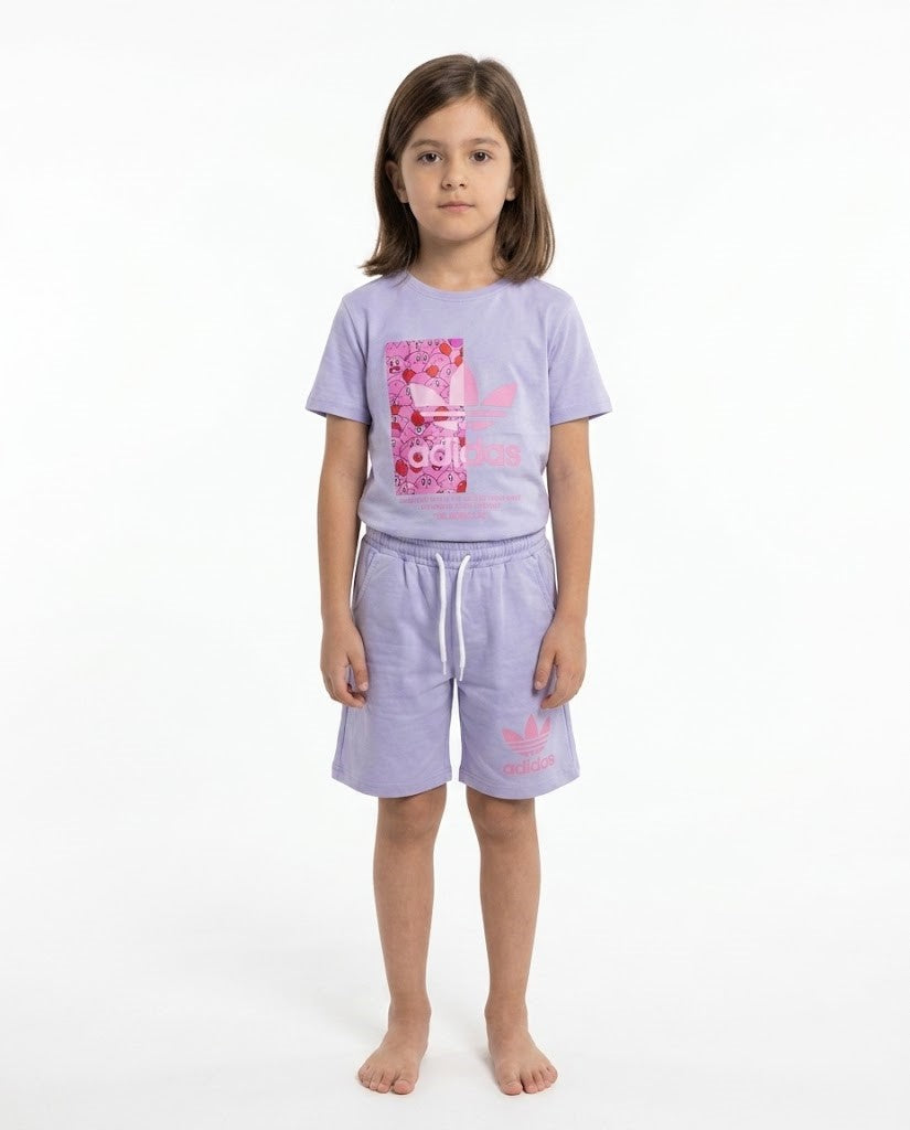 ADIDAS SET GIRL L.PRPL&PNK 9322 light purple&pink / 4*5