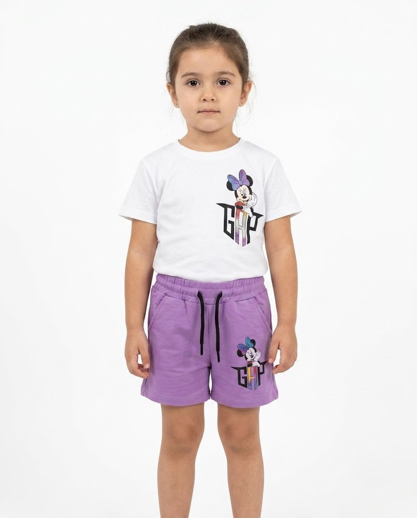 GAP SET GIRL WHITE&PURPLE white&purple / 4*5