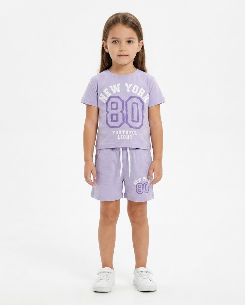 WIKIBOOM SET GIRL L.PURPLE NY80 light purple / 4*5