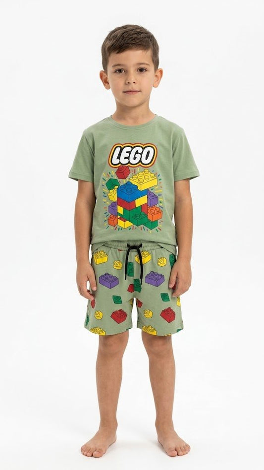 WIKIBOOM SET LEGO BOY L.GRN 9334 light green / 4*5