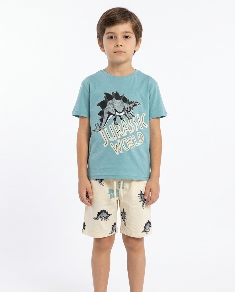 WIKIBOOM SET WIKIKBOOM JURASSIC WORLD BOY L.BLU&BGE light blue&beige / 4*5