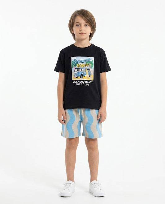 WIKIBOOM SET BOY BLK&BGE&BLUE 9348 black&beige&blue / 3*4