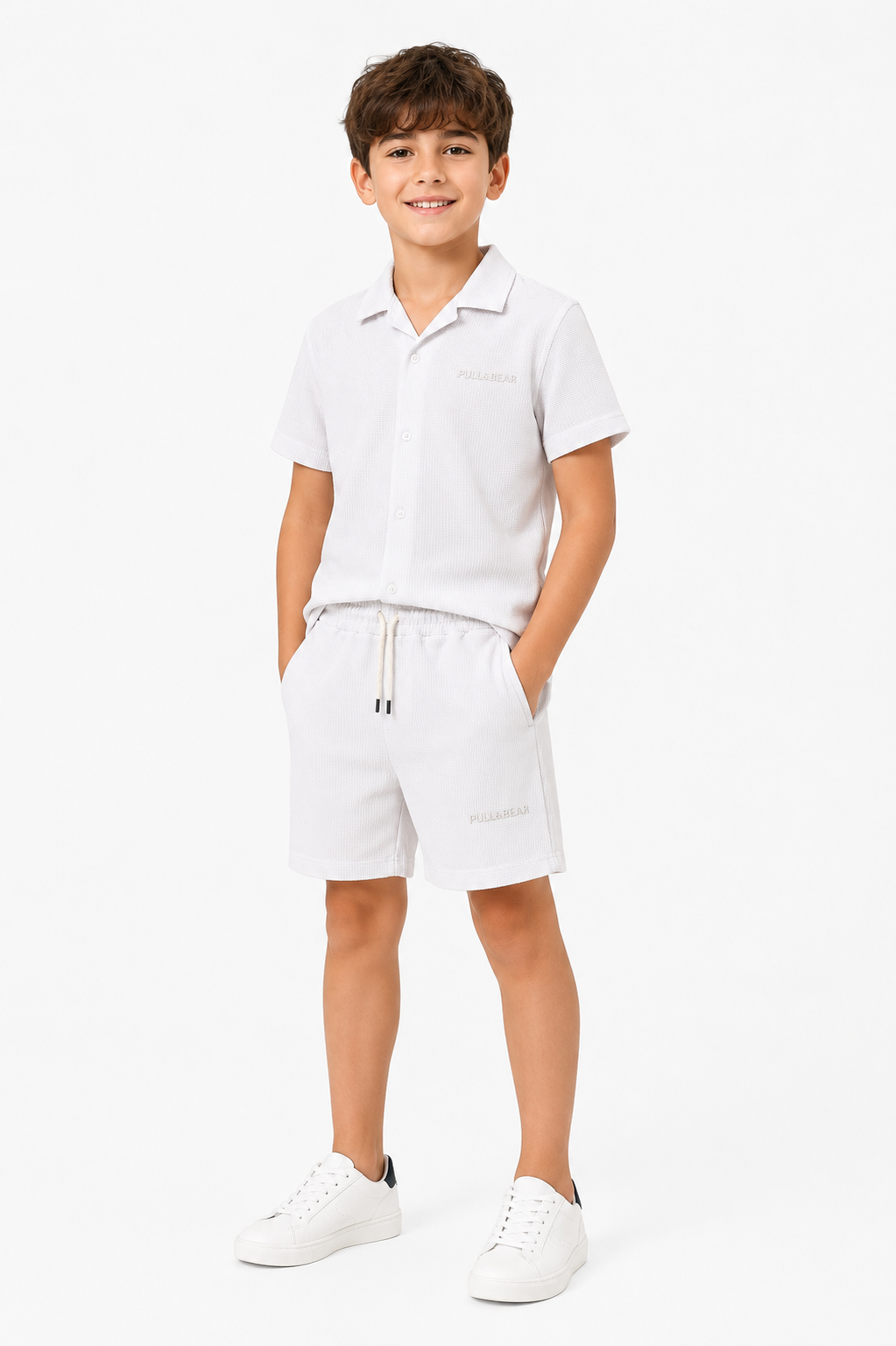 PULL&BEAR SET BOY WHITE white / 4