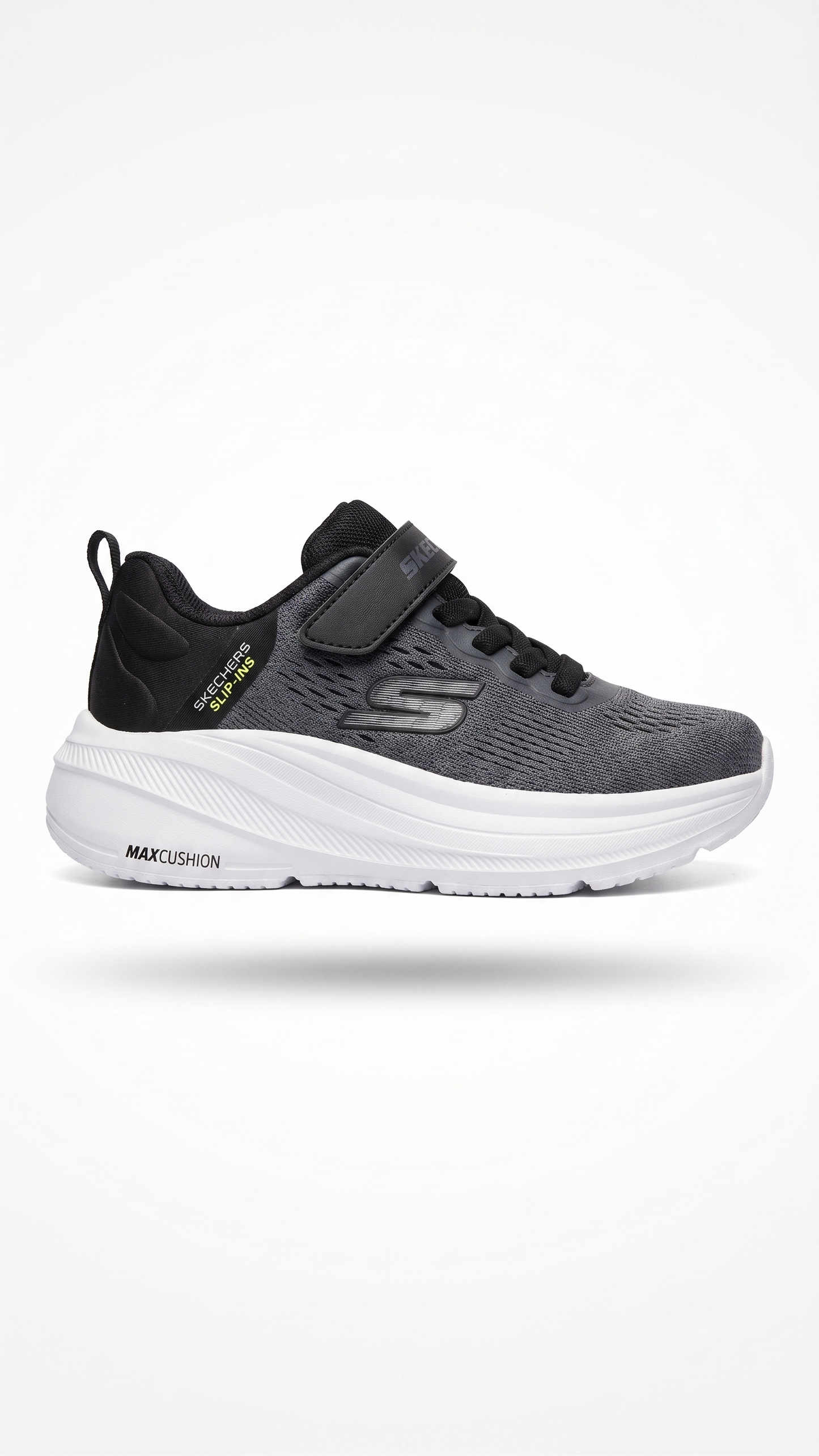 SKECHERS RUNNING PERFORMANCE GRY&BLK K908 209 grey&black / 26