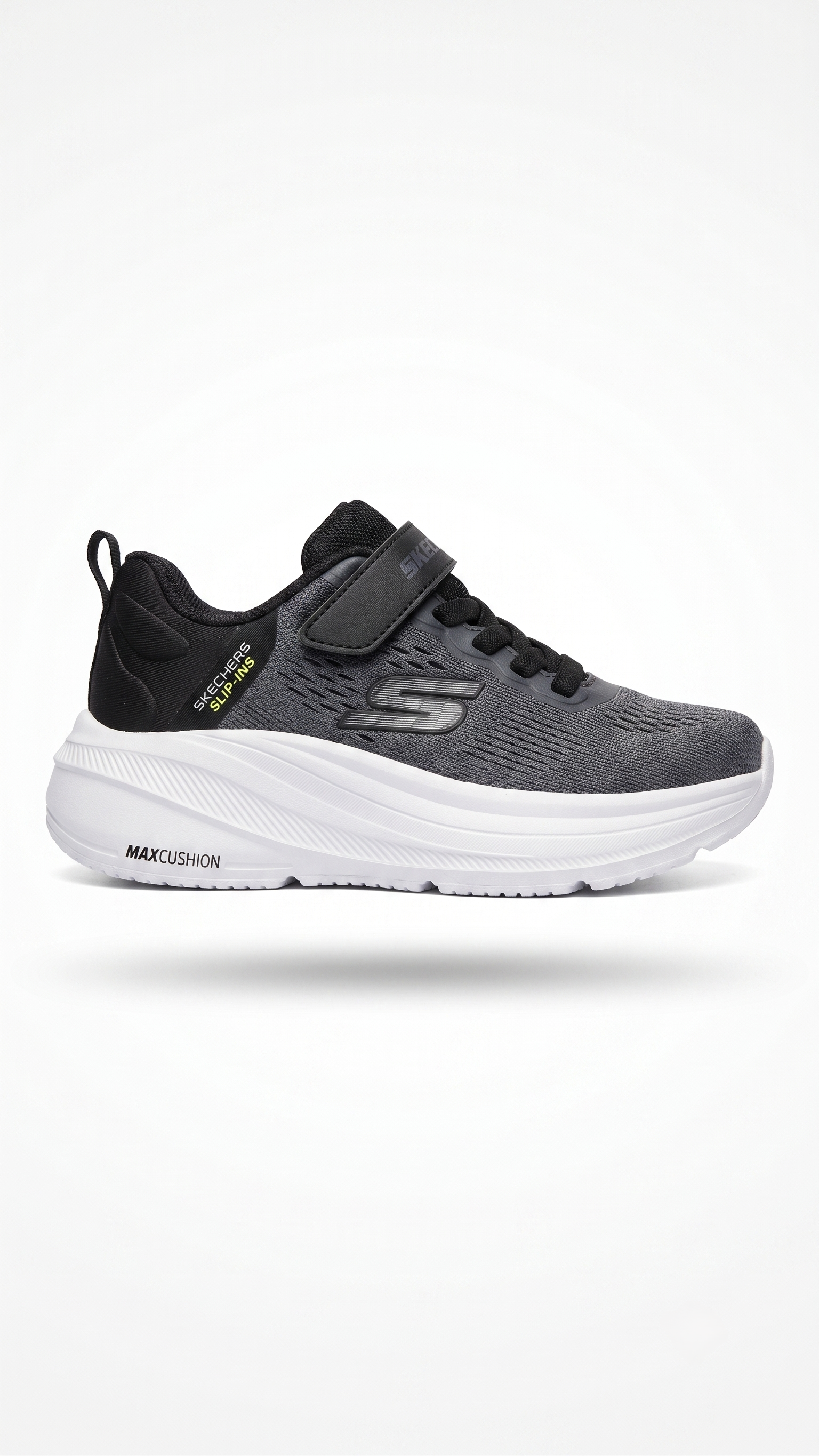SKECHERS RUNNING PERFORMANCE GRY&BLK K908 209 grey&black / 26