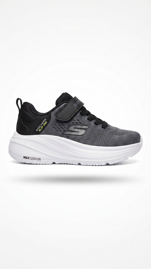 SKECHERS RUNNING PERFORMANCE GRY&BLK K908 209 grey&black / 26
