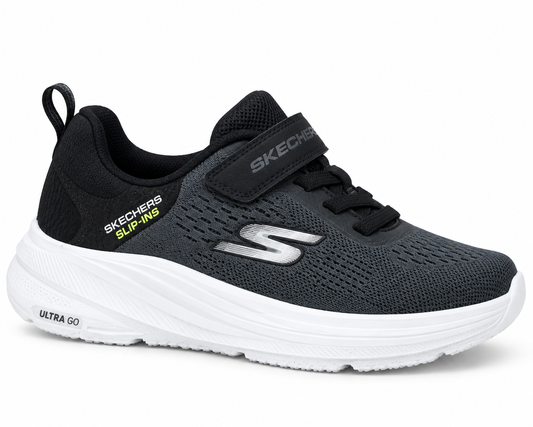 Skechers Performance K908 209 – Grey & Black Running Shoes 35 / Grey & Black