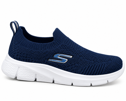 Skechers Performance K905 210 – Navy & White Running Shoes 30 / Navy & White
