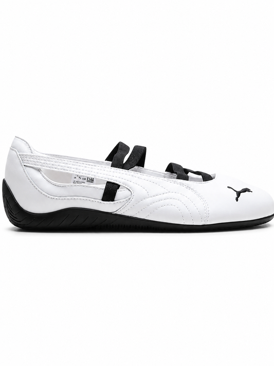 Puma Ballet 926-5 215 – White & Black Ballet Shoes 33 / White & Black
