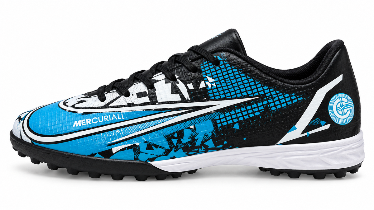 Nike Football Mercurial Tf Blue&Multi Blue & Multi Football 39 / Blue & Multi