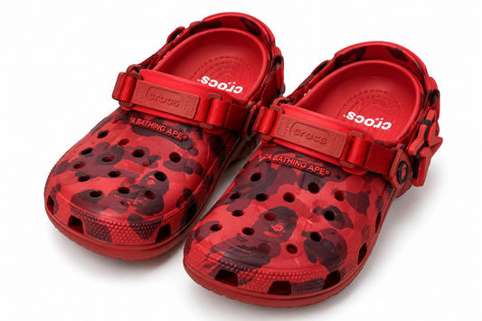 Crocs Classic Clog Red & Black Clog (42) 7 / Red & Black