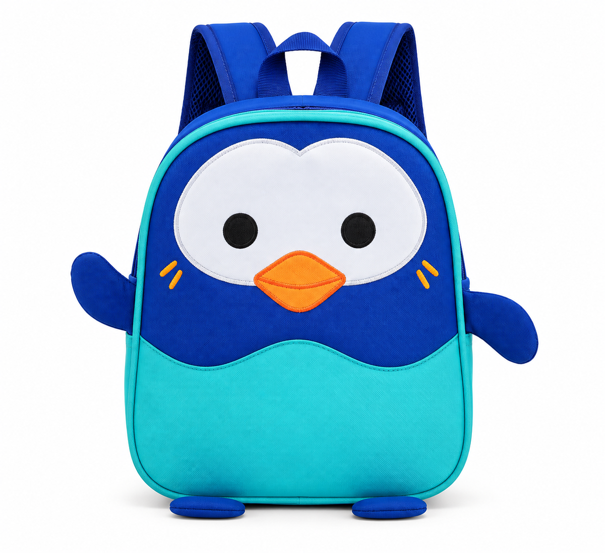 Penguin Boy Backbag Blue&Aqua Blue & Aqua Backbag Blue & Aqua