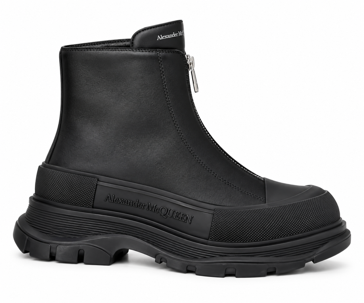 Alexander Mcqueen Black Boot 40 / Black
