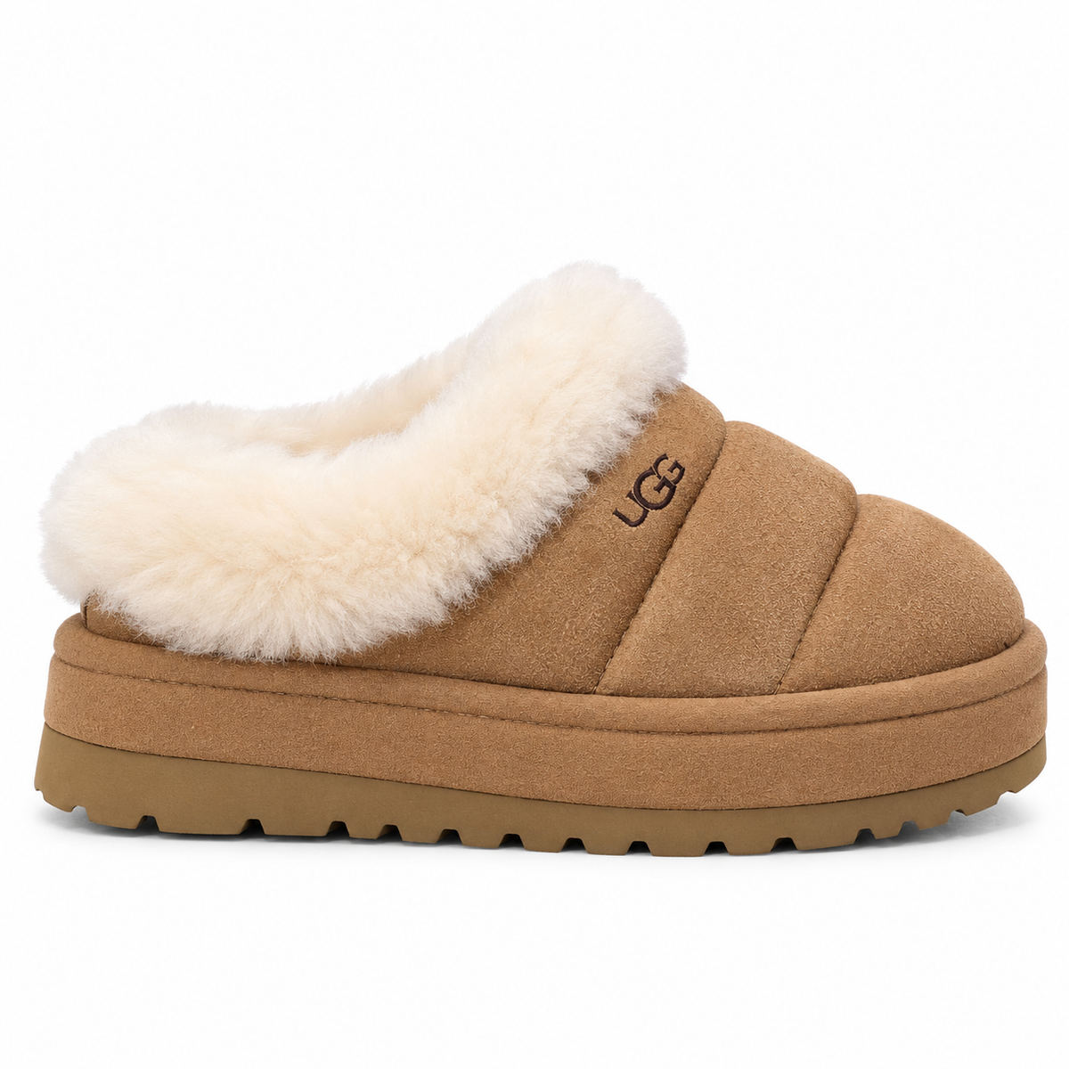 Ugg Tazz Beige & White Slipper 36 / Beige & White