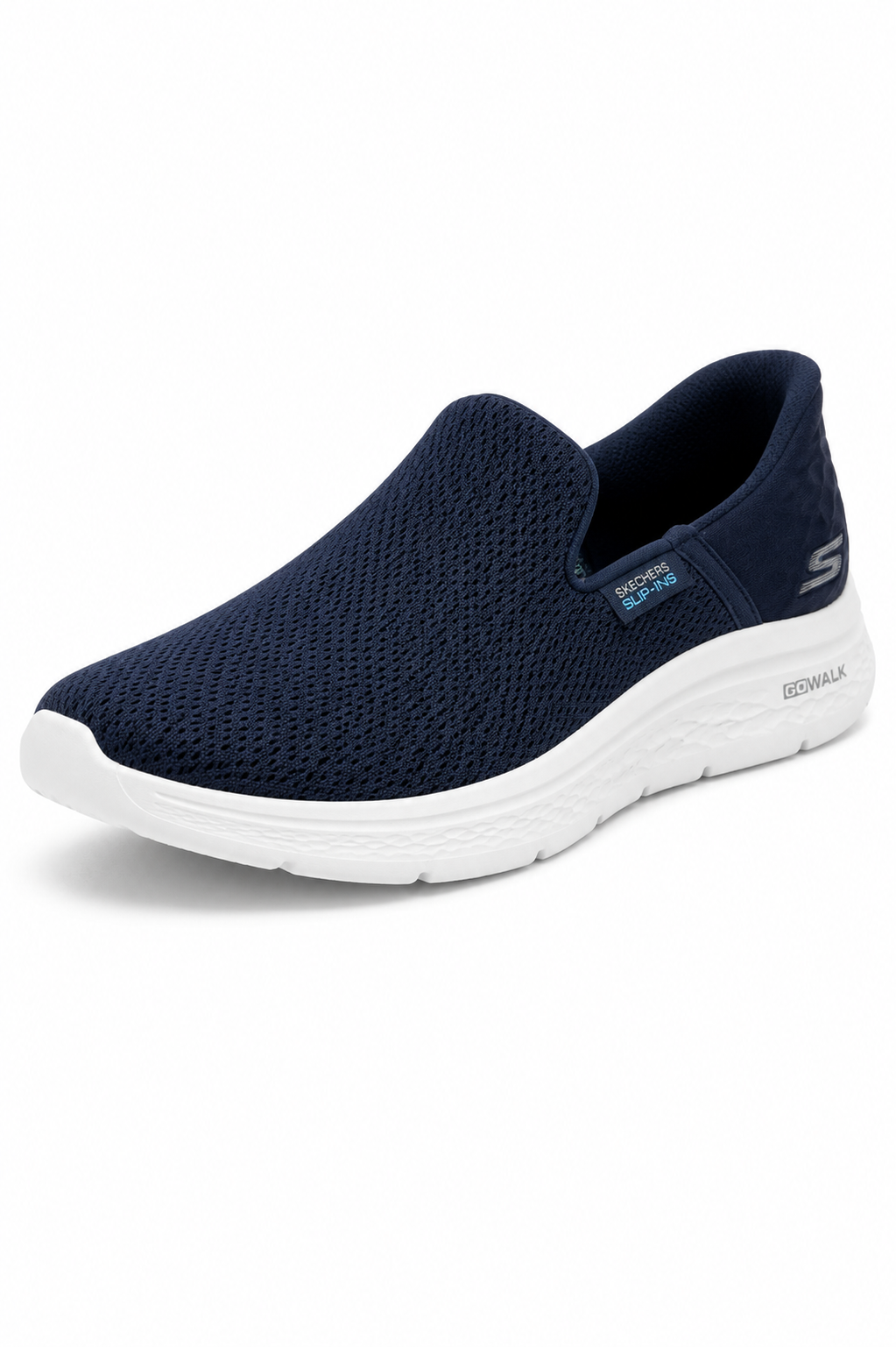 SKECHERS CASUAL SLIP-INS NVY&WHT navy&white / 36.5