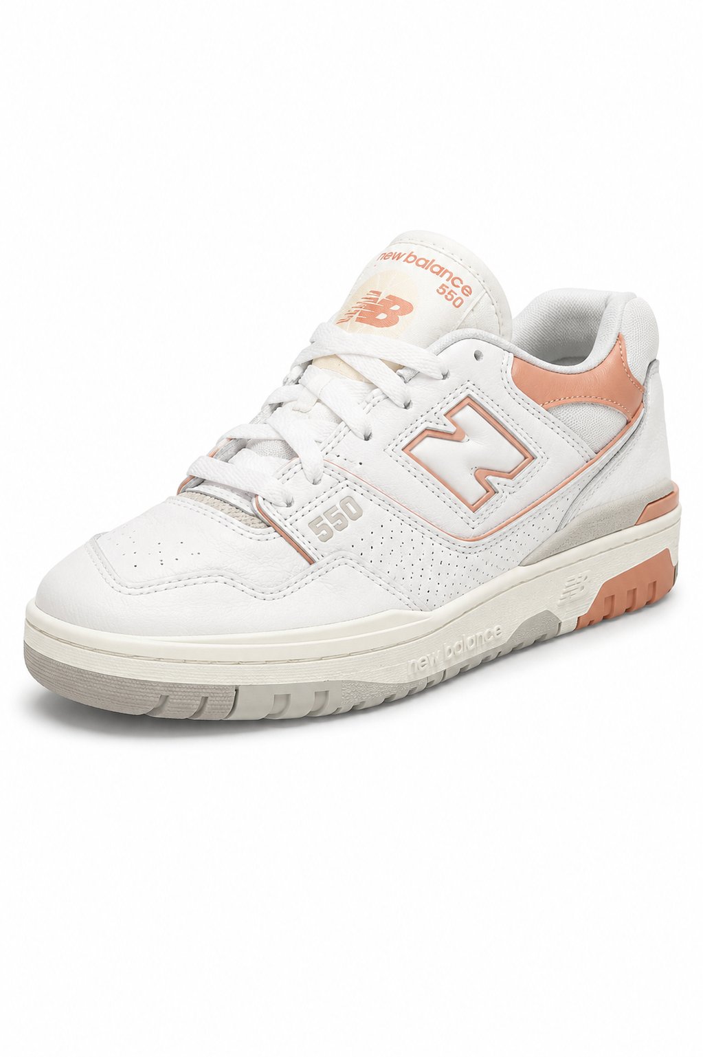 NEW BALANCE SNEAKER 550 OFFWHT&P.ORNG offwhite&peachy orange / 38