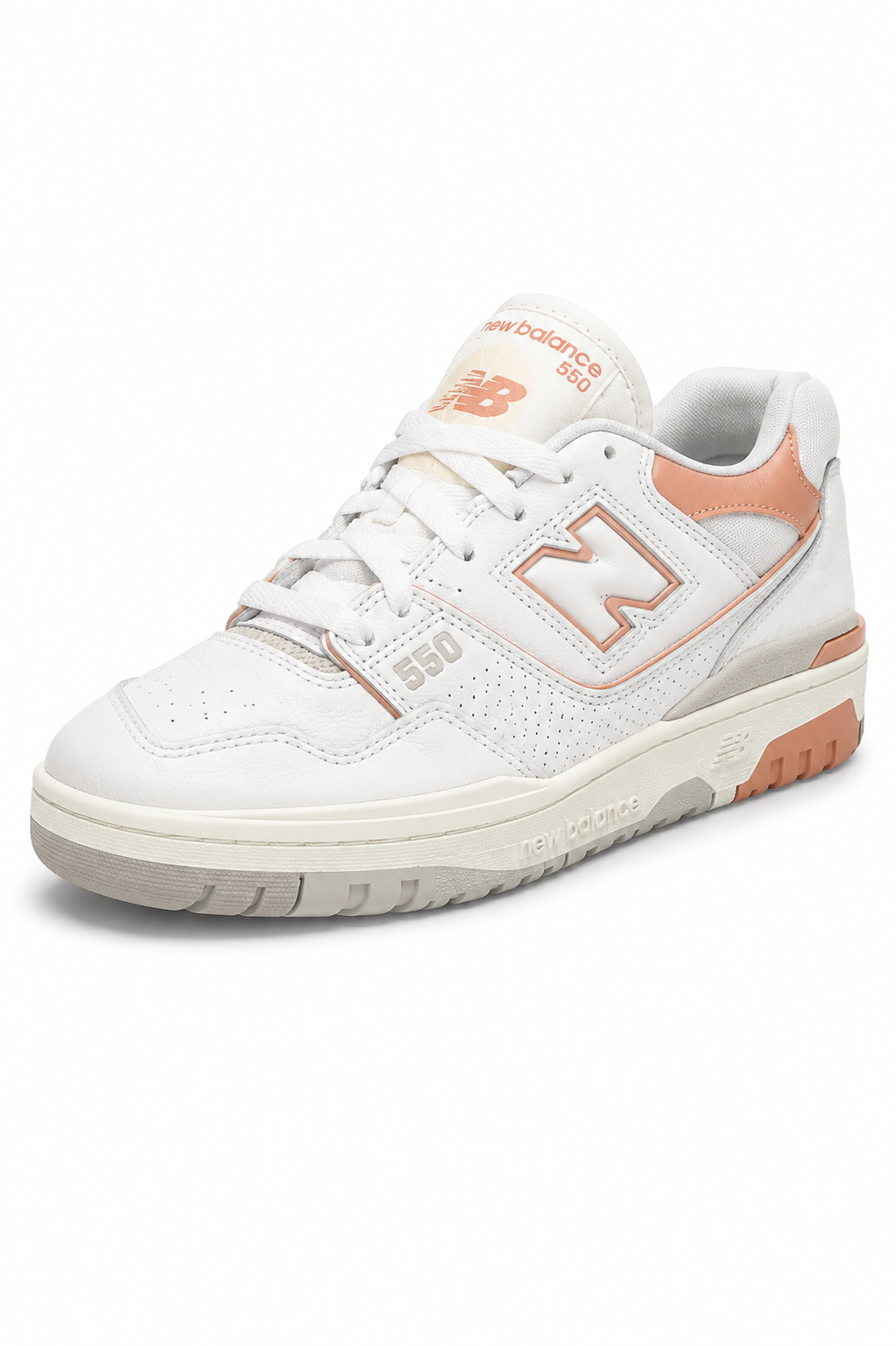 NEW BALANCE SNEAKER 550 OFFWHT&P.ORNG offwhite&peachy orange / 38