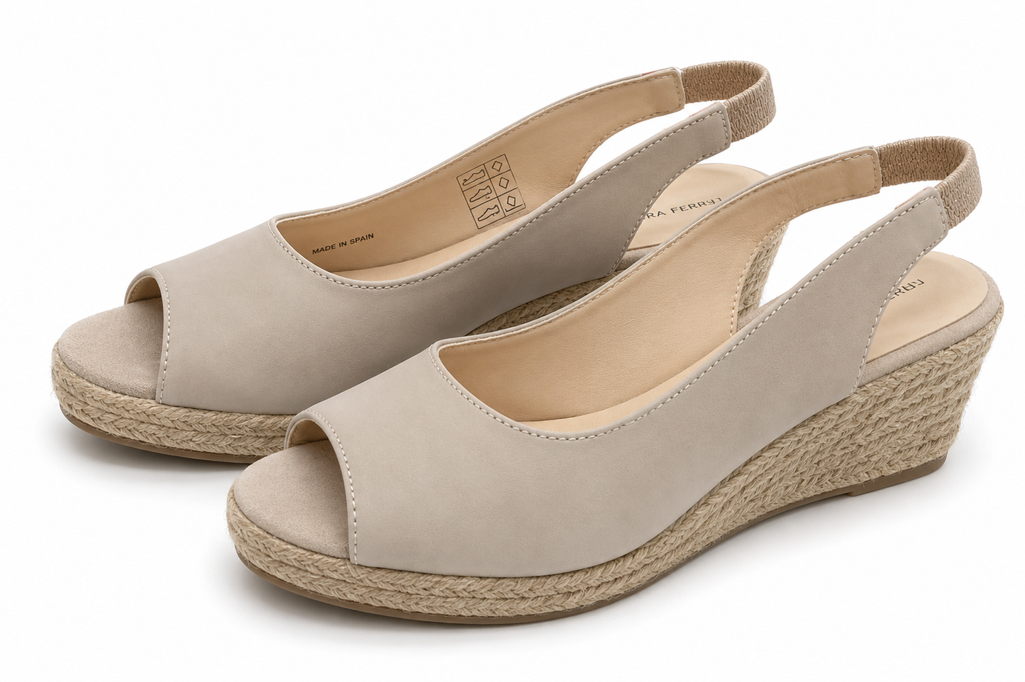 HALLO SLIDE DOUBLE STRAP BEIGE beige / 39