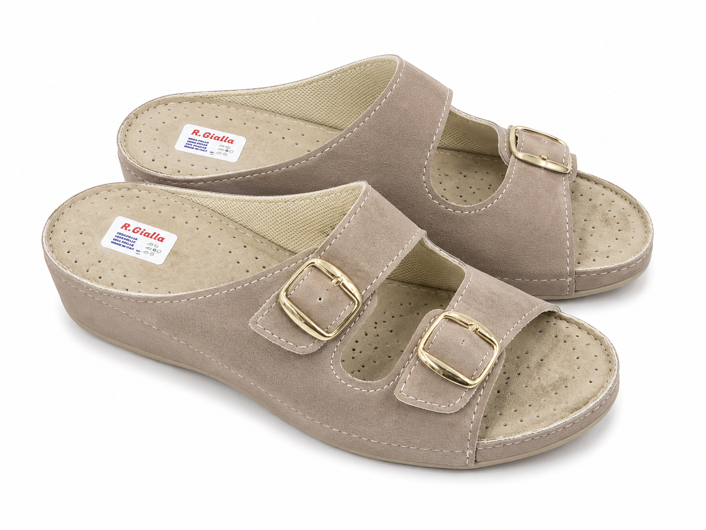 ANTISCIVOLO WEDGE SLIDE BEIGE beige / 39