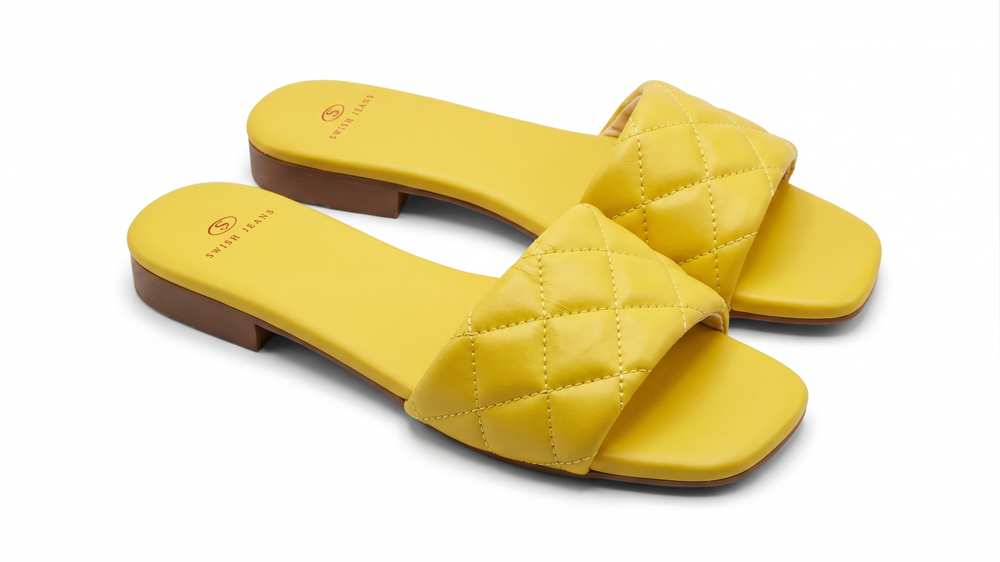 SWISH JEANS SLIDE YELLOW yellow / 38