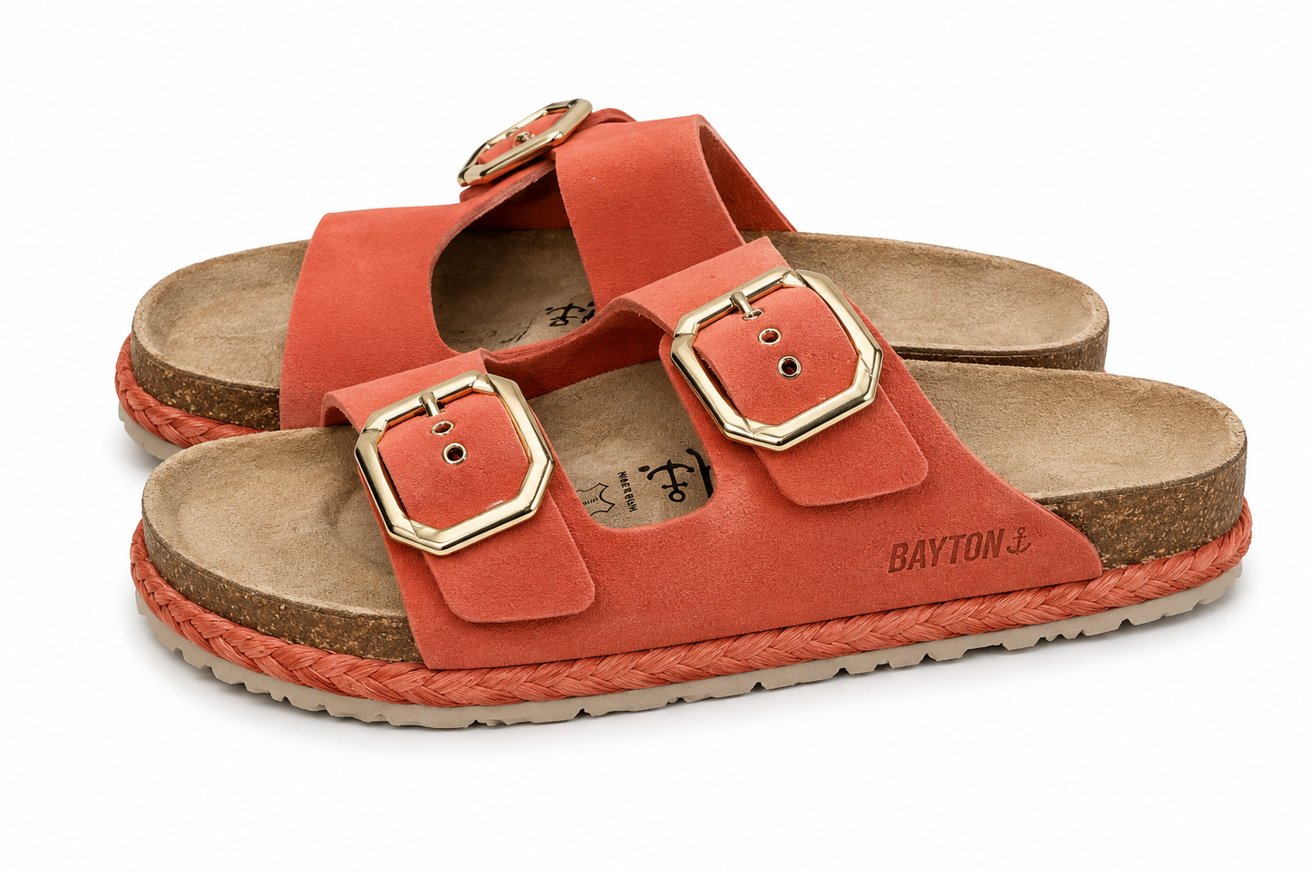 BAYTON SLIDE DOUBLE STRAP CORAL coral / 39
