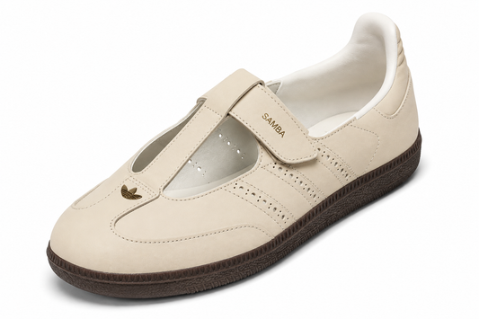 ADIDAS SNEAKER SAMBA JANE L.BGE&BRN light beige&brown / 40