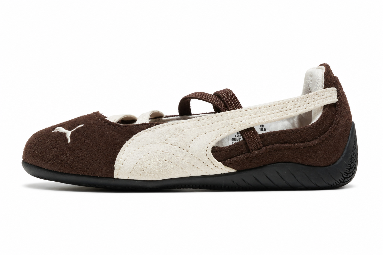 PUMA BALLET SPEEDCAT BALLET BRN&WHT brown&white / 40