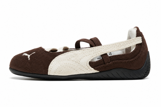 PUMA BALLET SPEEDCAT BALLET BRN&WHT brown&white / 40