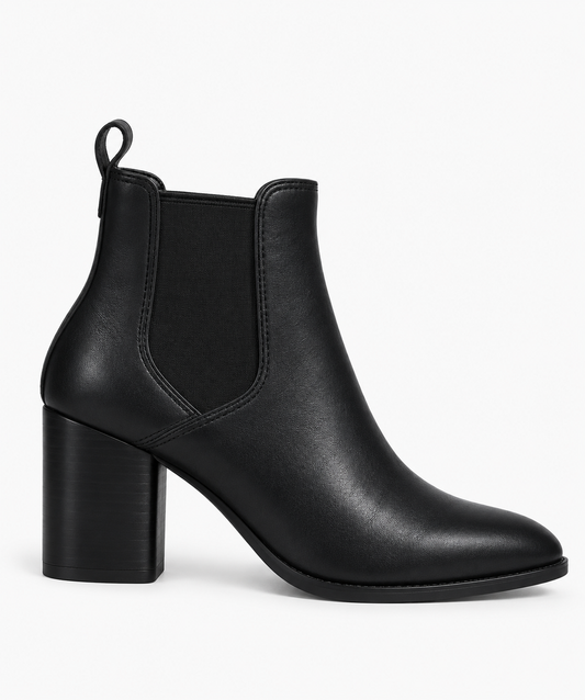 LILA BOOT BLACK HEELS CHELSEA ANKLE BOOT full black / 39
