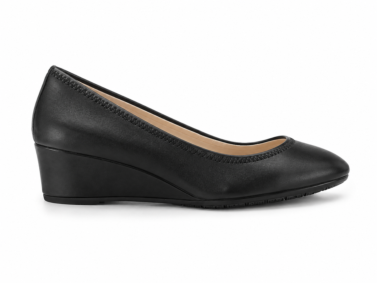 COLE HAAN BALLET WEDGE HEELS BALLET black / 9 1*2