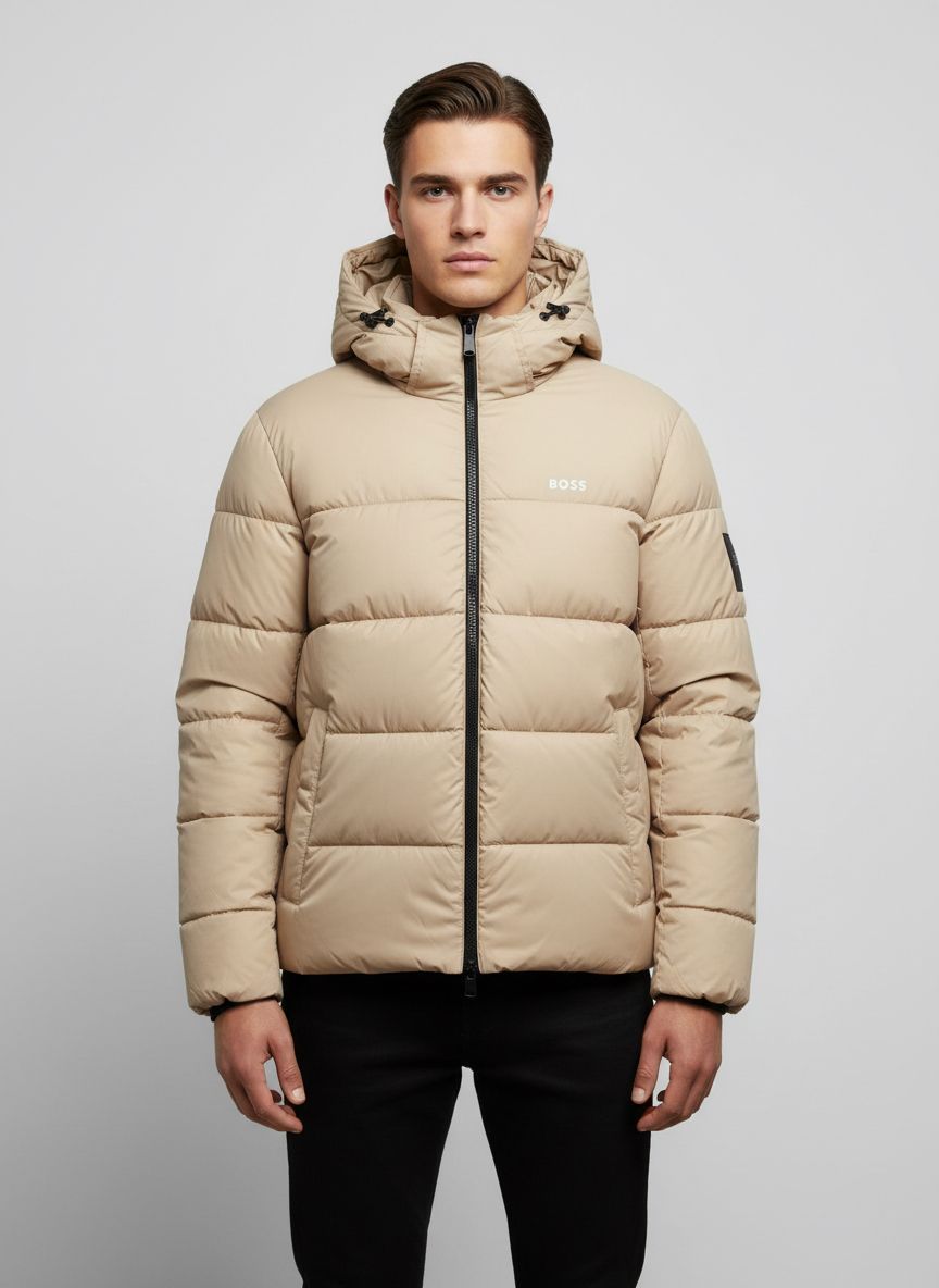 Boss Jacket Beige 001 Beige / S