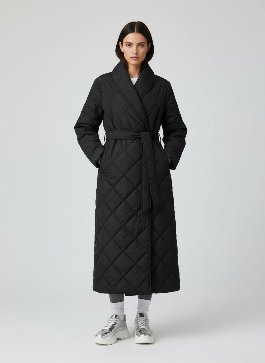 Happiness Coat Black Black / S