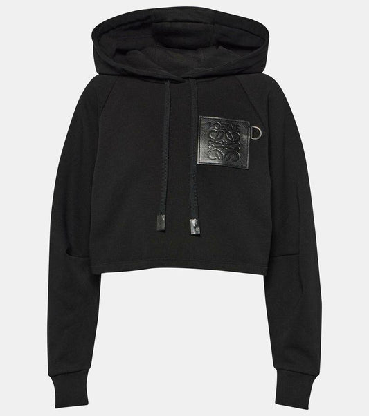Loewe Hoodie Black 5201 Black / S