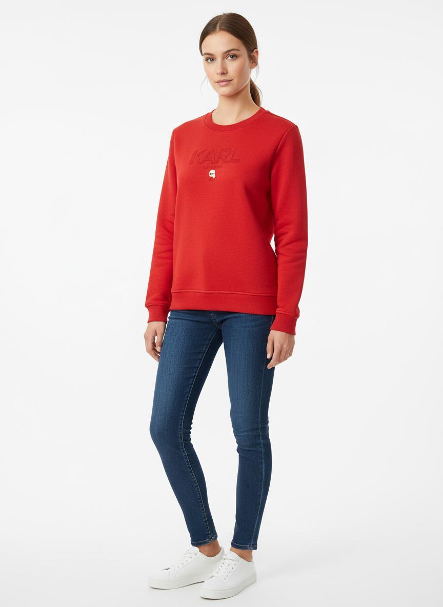 Karl Lagerfeld Sweatshirt Red S-3001 Red / S