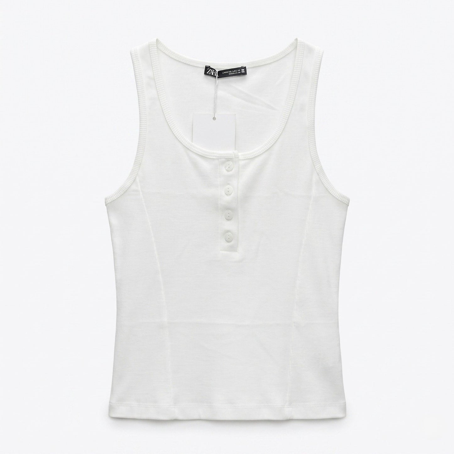 Zara I-Shirt White 01 White / S