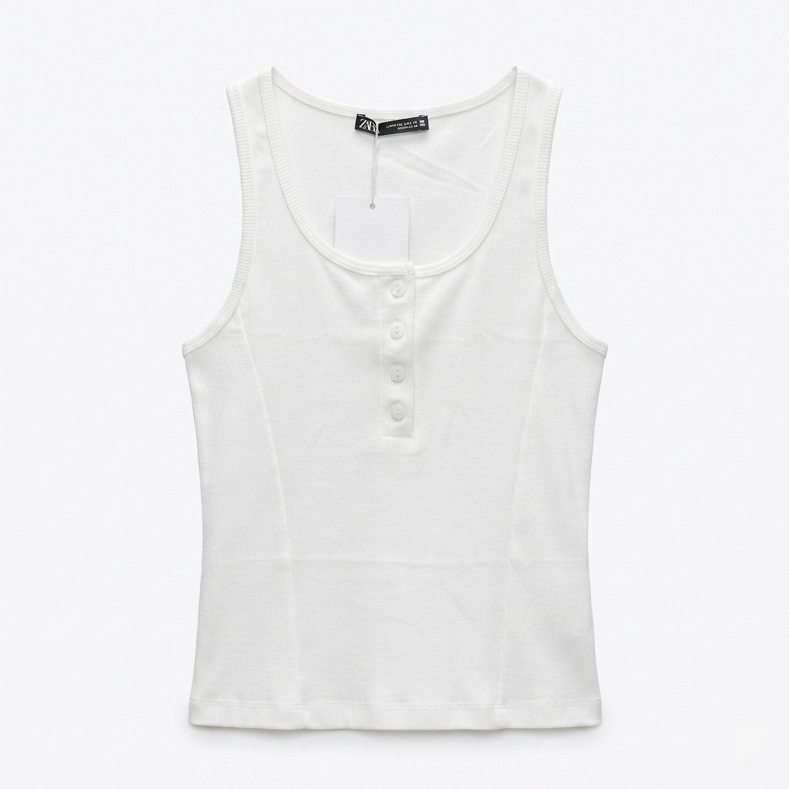 Zara I-Shirt White 01 White / S