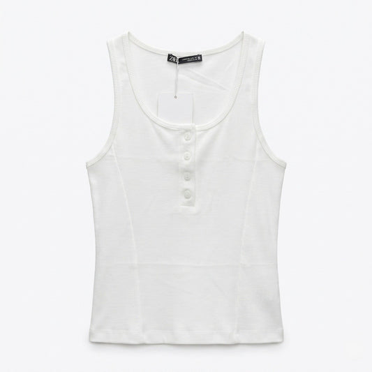 Zara I-Shirt White 01 White / S