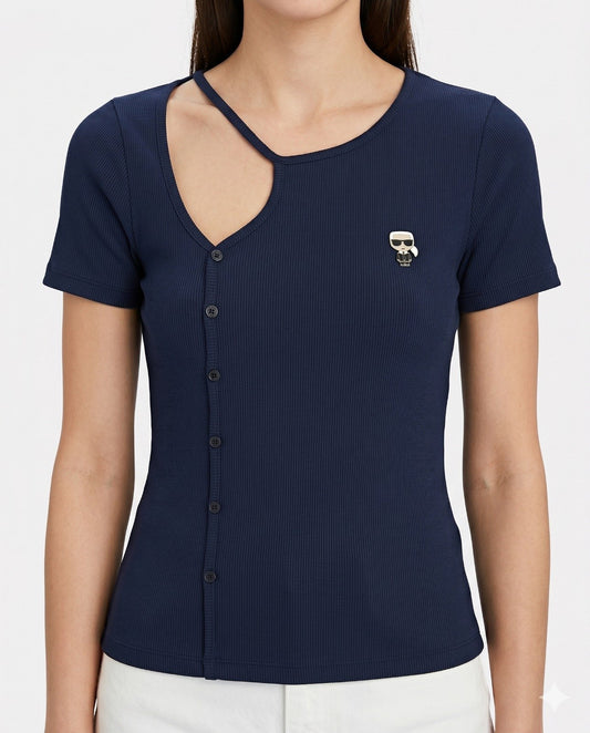 Karl lagerfeld T-Shirt Navy R-5042 Navy / S
