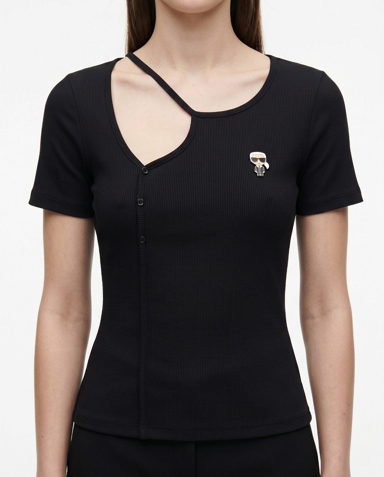 Karl lagerfeld T-Shirt Black R-5042 Black / S