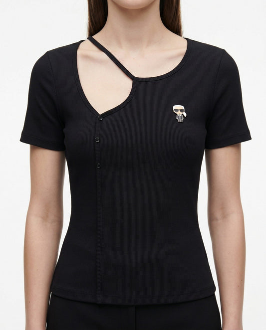 Karl lagerfeld T-Shirt Black R-5042 Black / S