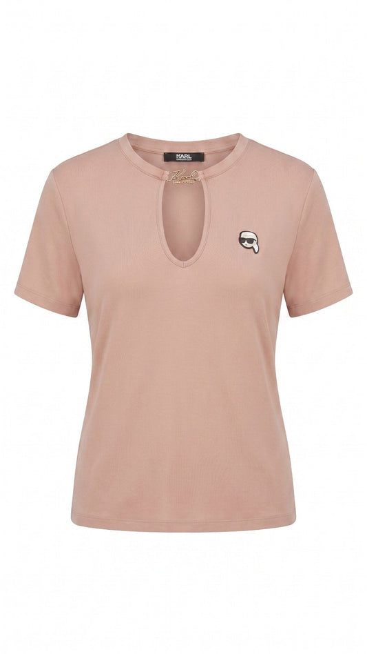 Karl Lagerfeld T-Shirt Roz V-4010 Roz / S